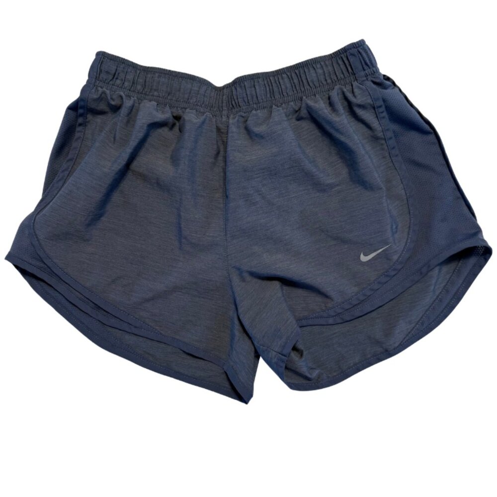 Nike Womens Running Shorts Size Small, Blu/Gray, Dri Fit Active Wear